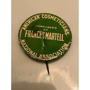 VINTAGE AMERICAN COSMETICIANS National Assc pinback button badge